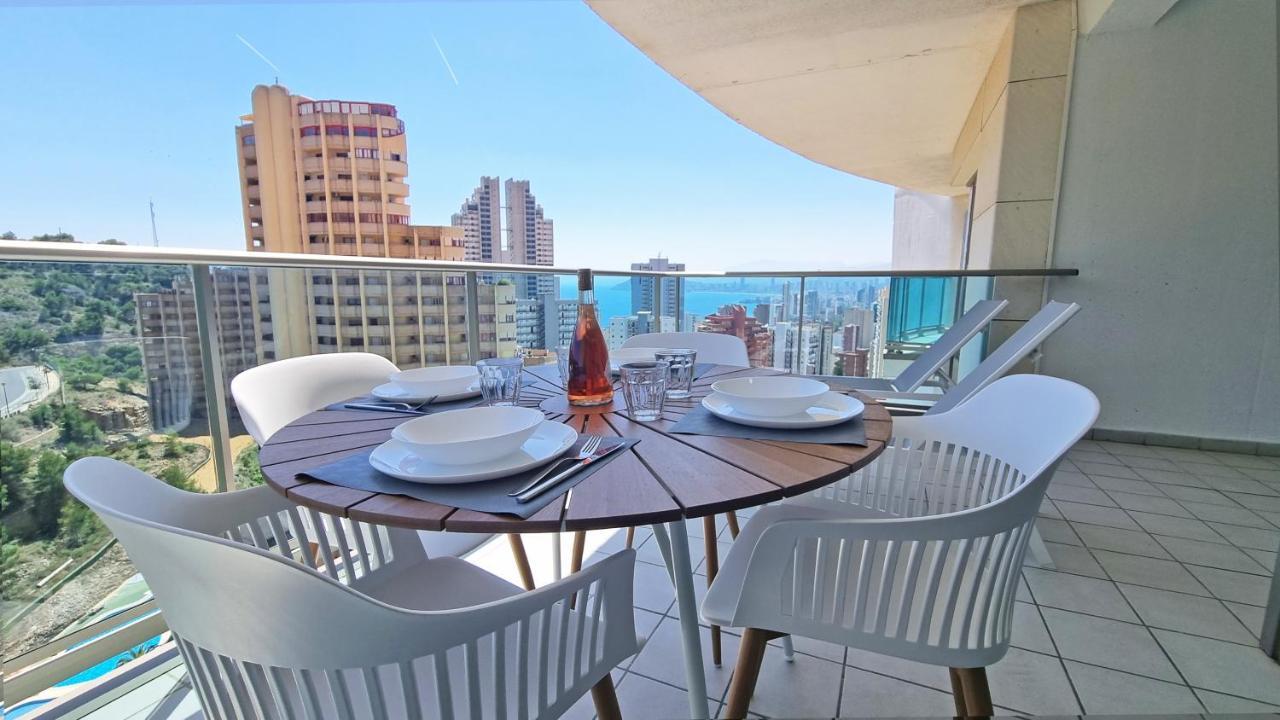 Skyline 9 Apartamento De 2 Dormitorios Soleado Con Terraza Privada بينايدورم المظهر الخارجي الصورة